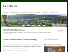 Tablet Screenshot of lenzhahn.de